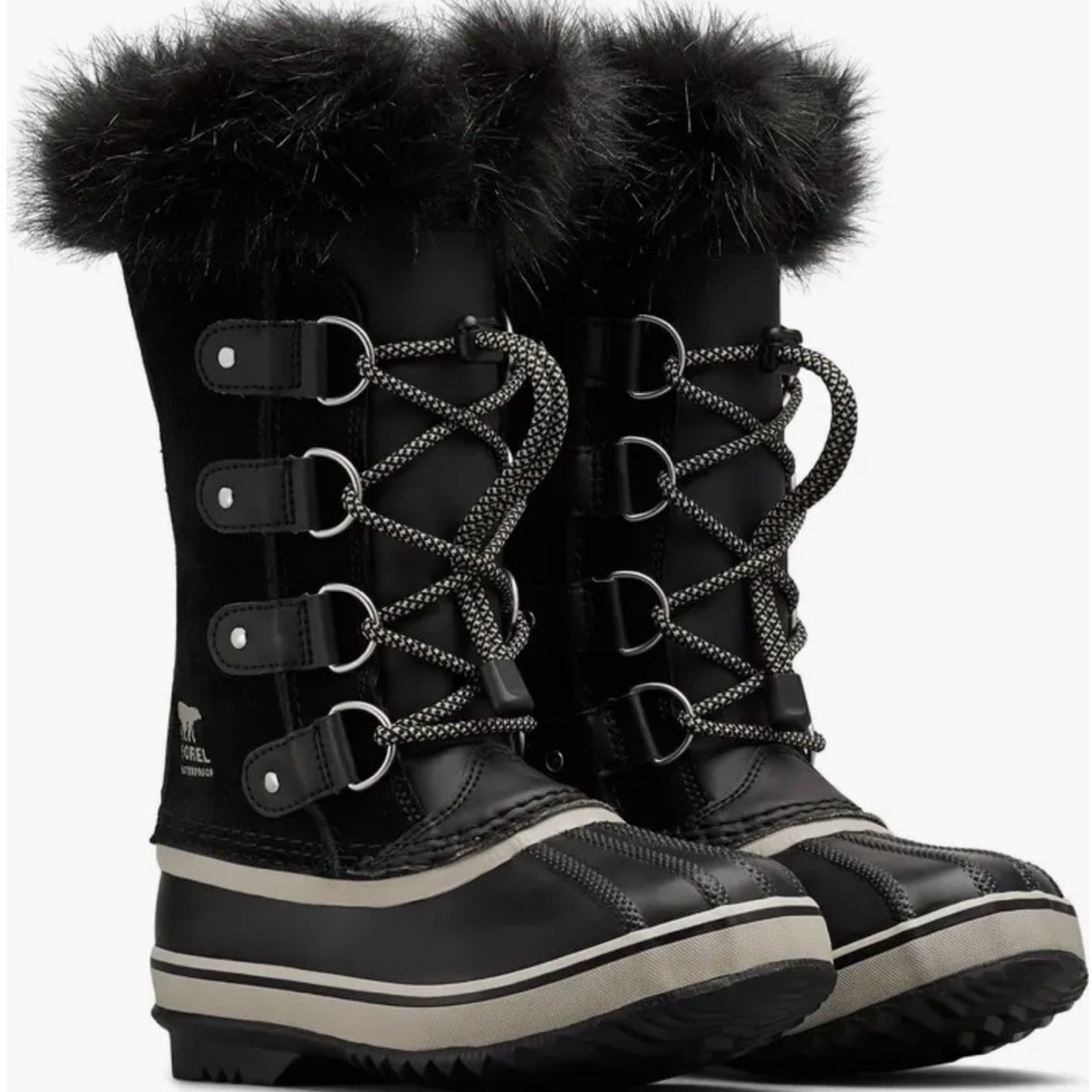 Sorel Kid’s Waterproof Black Boots
